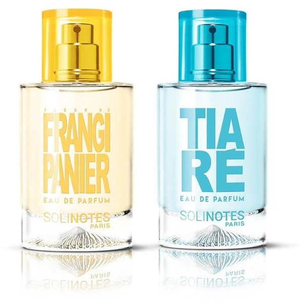 Mix Radieux : eau de parfum Fleur de Frangipanier 50ml et eau de parfum Tiaré 50ml
