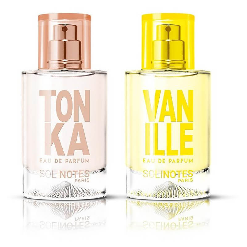 Mix Maravilhoso: água de perfume Tonka 50ml e água de perfume Baunilha 50ml