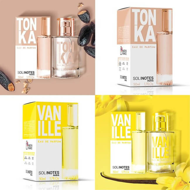Mix Maravilhoso: água de perfume Tonka 50ml e água de perfume Baunilha 50ml