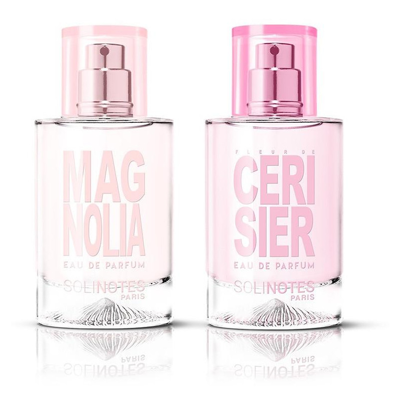 Mix Féérique : eau de parfum Magniolia 50ml et eau de parfum Fleur de Cerisier 50ml