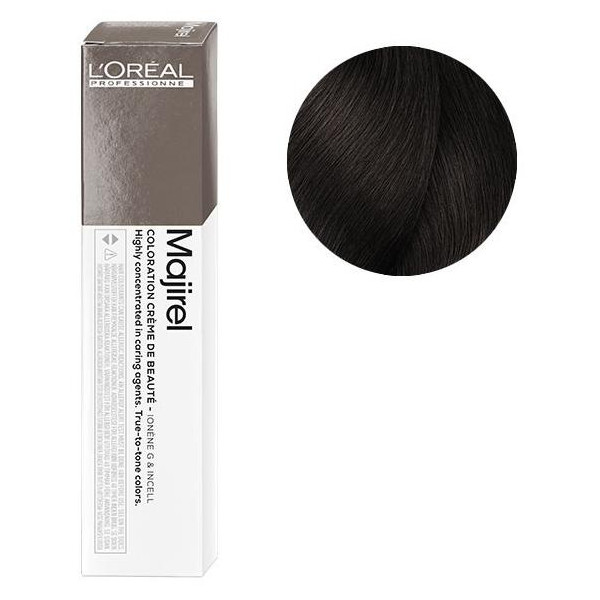 Coloration Majirel n°4.15 châtain cendré acajou 50ML Coloration Majirel n°4.15 châtain cendré acajou 50ML