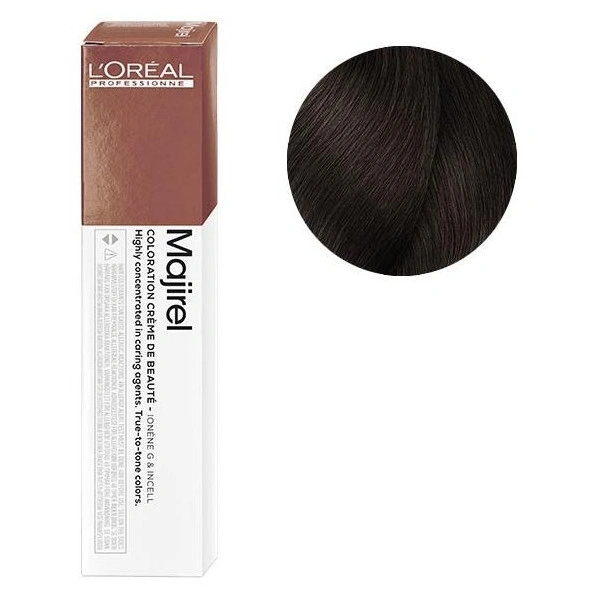 Tube Coloration Majirel 4.35 Chatain doré acajou 50 ML