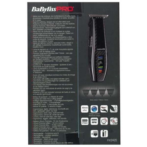 babylisspro flashfx cordless lithium trimmer