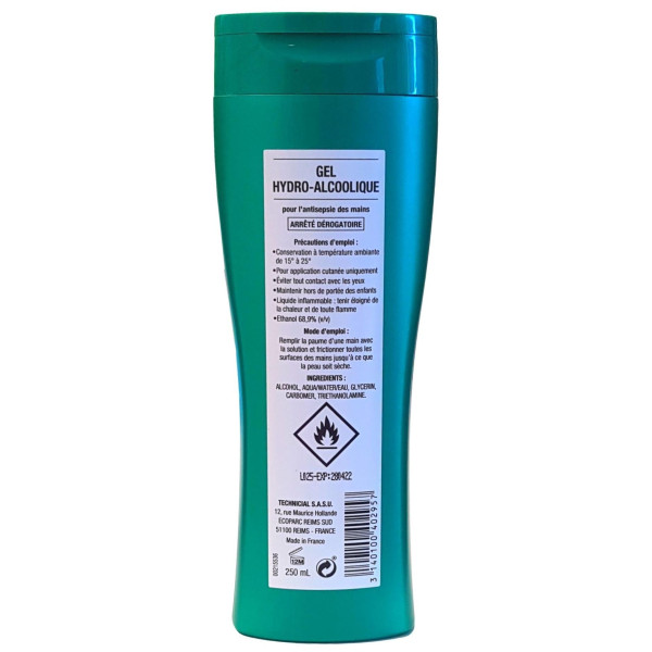 Solution hydroalcoolique 250ML Solution hydroalcoolique 250ML