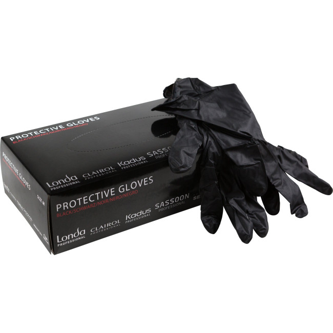 Disposable black gloves x100