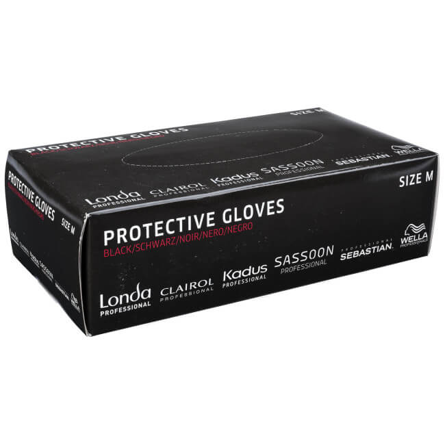 Disposable black gloves x100