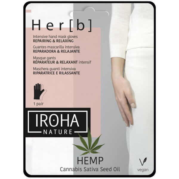 Her[b] Repairing & Relaxing Intensive Dry Skin Mask Gloves Iroha