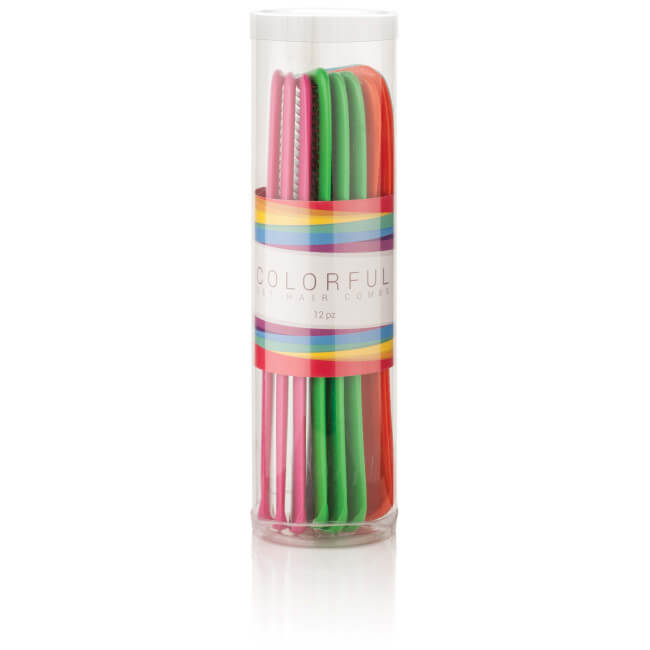 Set kleurkammen Colorful ABS