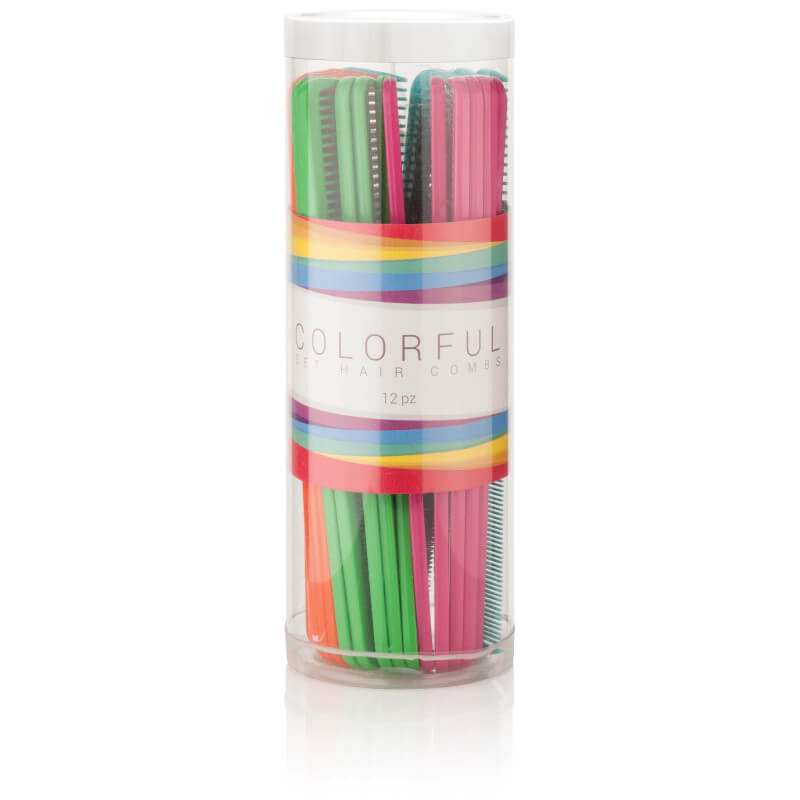 Conjunto de pentes de corte coloridos em ABS.