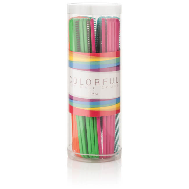 Conjunto de pentes de corte coloridos em ABS.