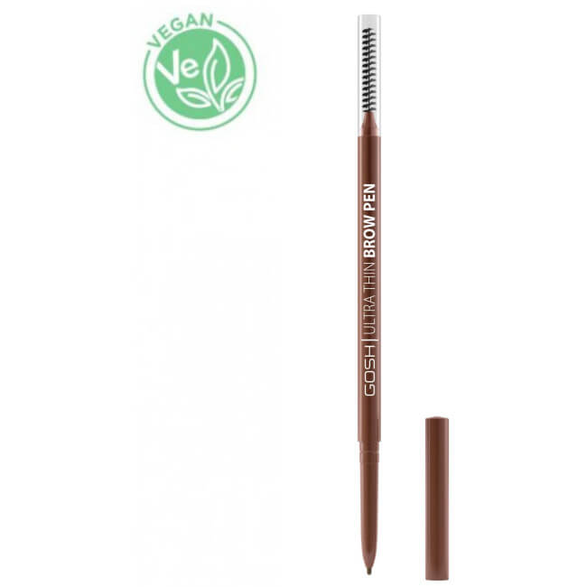 Lápis de Sobrancelhas Ultra Fino GOSH - 001 Castanho