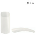 Boîte 50 Tips naturels carrés à bande longue Taille 5 