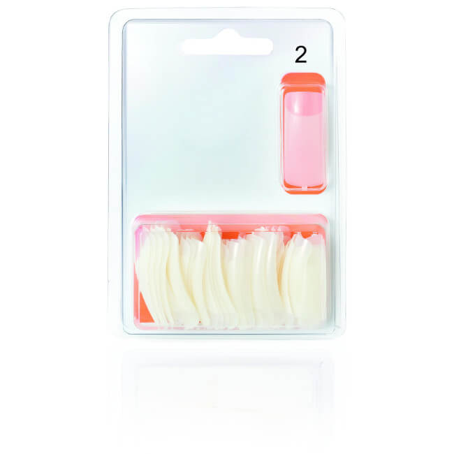 Dicas naturais de unhas quadradas com comprimento longo T2 x50 pcs