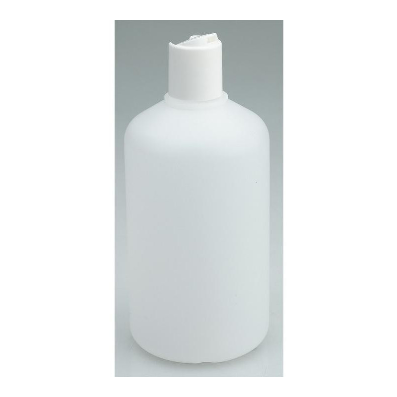 Empty 500 ML shampoo bottle