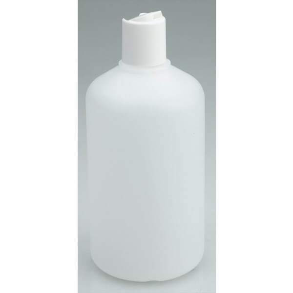 Empty 500 ML shampoo bottle