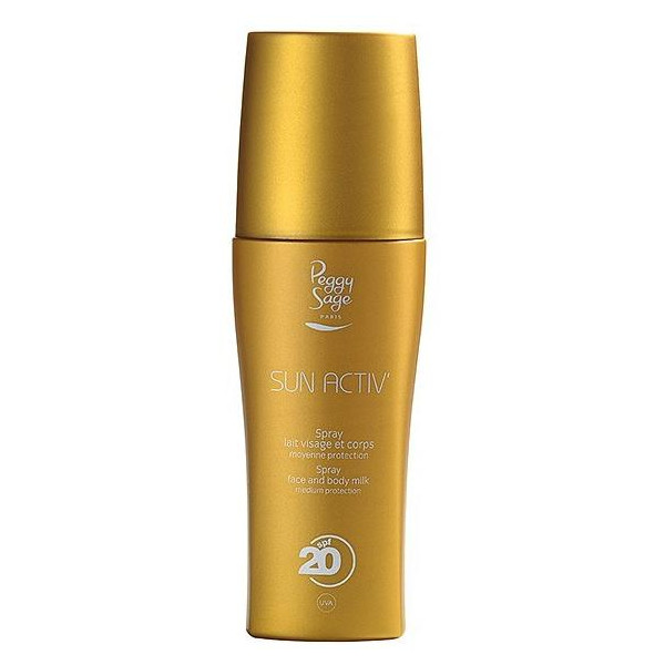 Spray Lait Solaire Peggy Sage Moyenne Protection Visage et Corps SPF 20 Spray Lait Solaire Peggy Sage Moyenne Protection Visage et Corps SPF 20