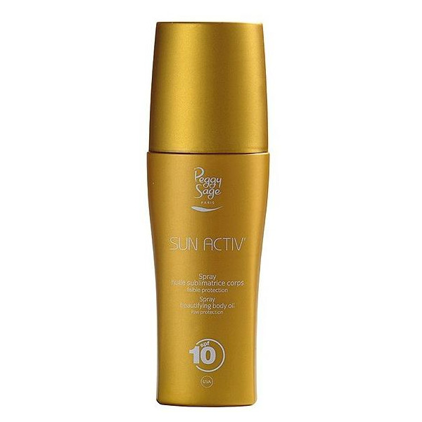 Aceite en aerosol Solar Sublime Peggy Sage bajo la protección SPF 10 Aceite en aerosol Solar Sublime Peggy Sage bajo la protección SPF 10