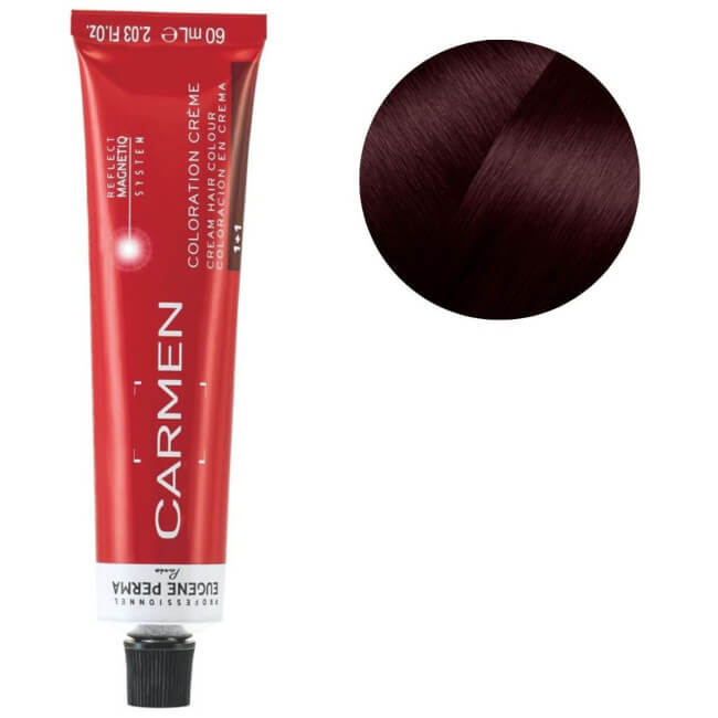 Tube Carmen 60 ml N°4.6 Châtain Rouge