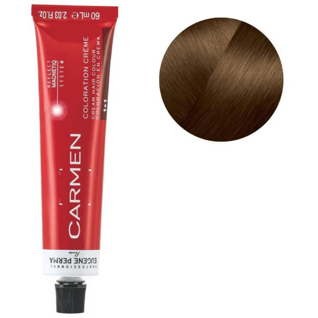 Tubo Carmen 60 ml N°7.45 Loiro Acobreado Mogno
