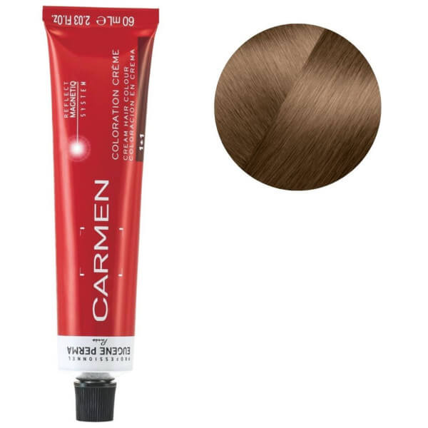 Tube Carmen 60 ml N°8.32 Licht Goudblond met Iriserende Reflecties Tube Carmen 60 ml N°8.32 Licht Goudblond met Iriserende Reflecties
