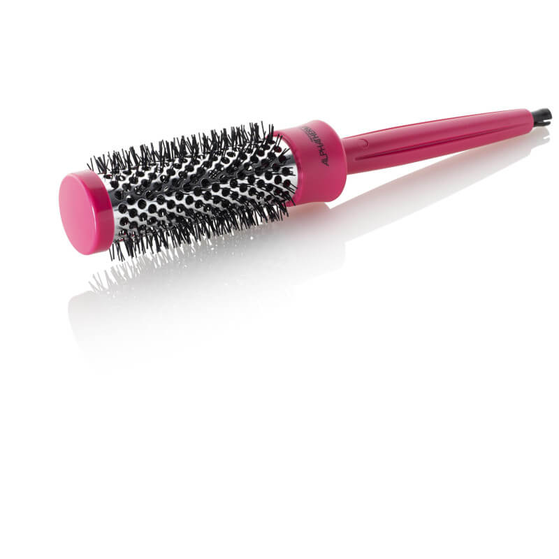 Thermische borstel Alpha Therm in het roze, diameter 28 mm.