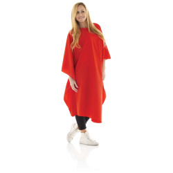 Classic red cutting cape