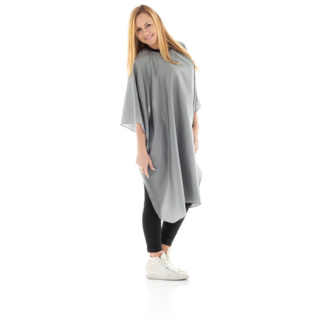 Gray Glossy Cutting Cape