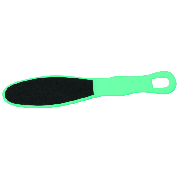 Double-sided small oval foot file with 2 green faces
