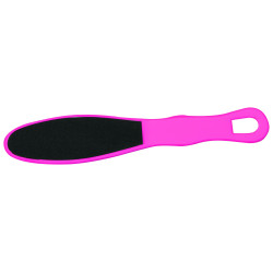 Small oval double-sided foot file with 2 pink faces