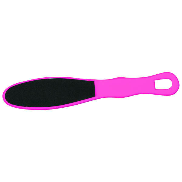 Small oval double-sided foot file with 2 pink faces