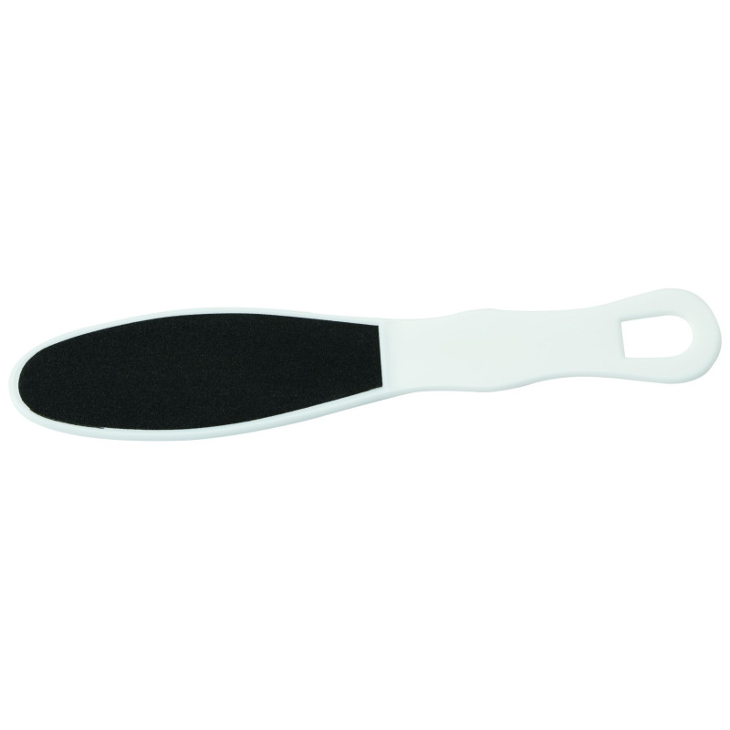 Double-sided small oval foot file with 2 white sides
