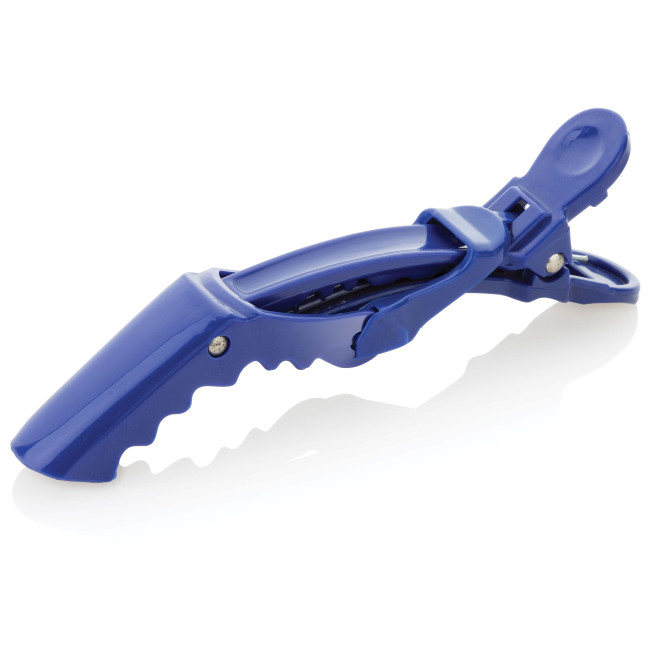 Pack de 6 pinces crocodiles bleues 10cm