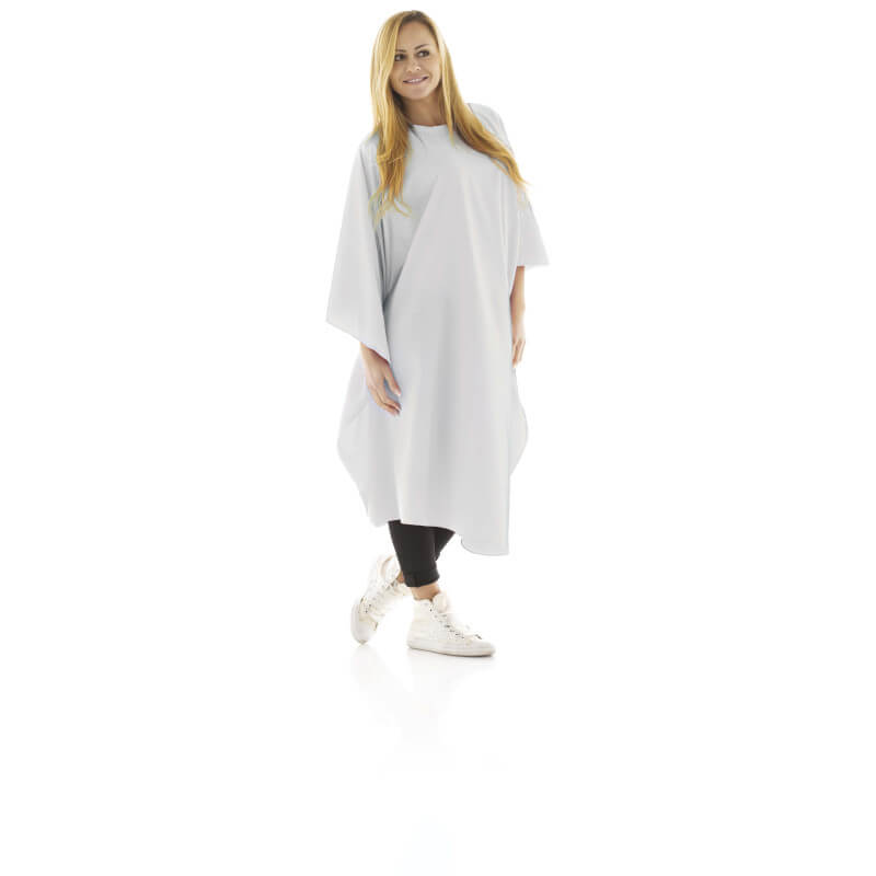 Klassieke witte kapperscape