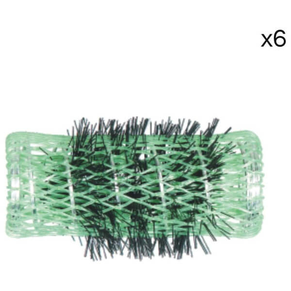 Conjunto de 6 rolos de cabelo com escova ø20mm. Conjunto de 6 rolos de cabelo com escova ø20mm.