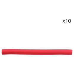 Conjunto de 10 rolos flexíveis para cabelos encaracolados 240mm / ø12mm