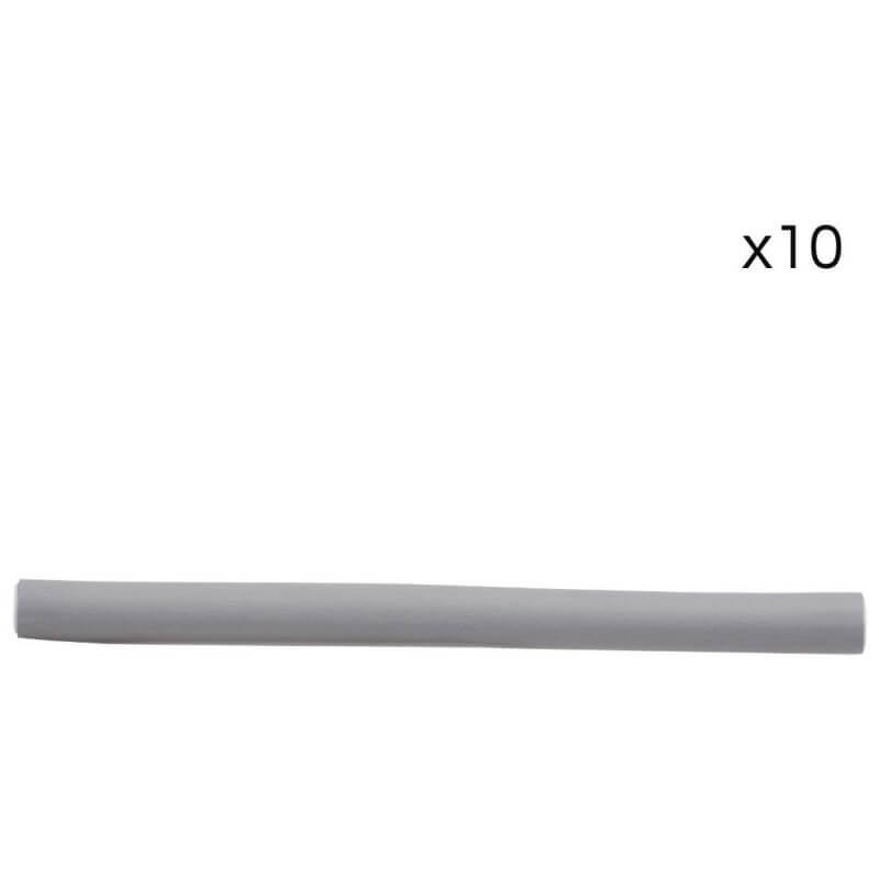 Paket mit 10 flexiblen Lockenwicklern für lockiges Haar, 240 mm lang / ø18 mm.