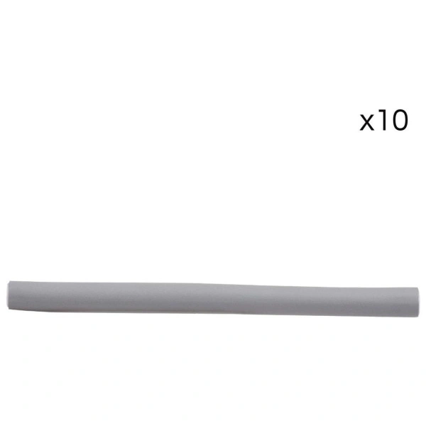 Pack de 10 bigoudis flexibles cheveux bouclés 240mm / ø18mm