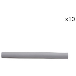 Pacco da 10 bigodini flessibili per capelli ricci 180 mm / ø20 mm.