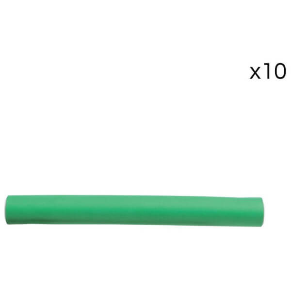 Conjunto de 10 rolos flexíveis para cabelos encaracolados 180mm / ø22mm Conjunto de 10 rolos flexíveis para cabelos encaracolados 180mm / ø22mm