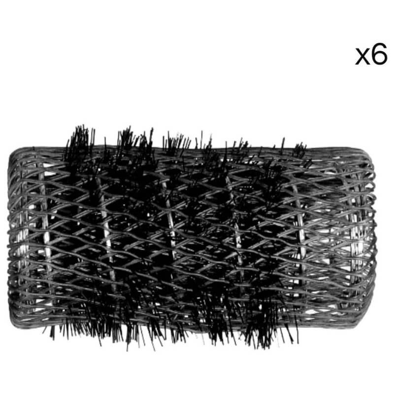 Conjunto de 6 rolos de cabelo com escova de ø40mm.