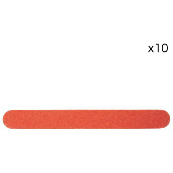 Pakket van 10 wegwerpvijlen met twee zijden, hardheid 100/100. Pakket van 10 wegwerpvijlen met twee zijden, hardheid 100/100.
