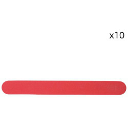 Pakket van 10 dunne wegwerpvijlen met dubbelzijdige korrel 180/220.