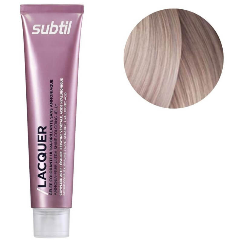 Kleuring / Lak nummer 10-21 Zeer zeer licht asblond glanzend iriserend Subtiel 60ML