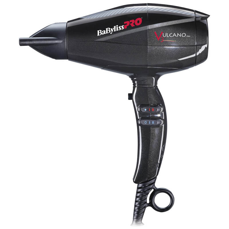 Secador de cabelo Babyliss Pro - V3 vulcano preto 2200W