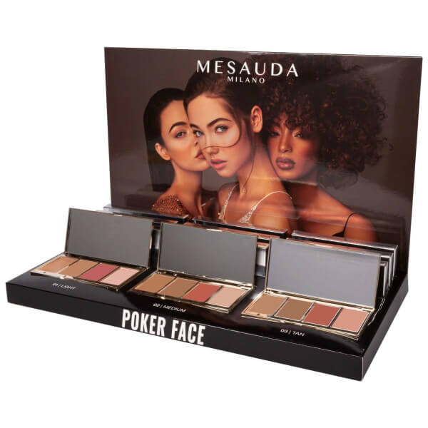 Complete Poker face display unit by Mesauda. Complete Poker face display unit by Mesauda.