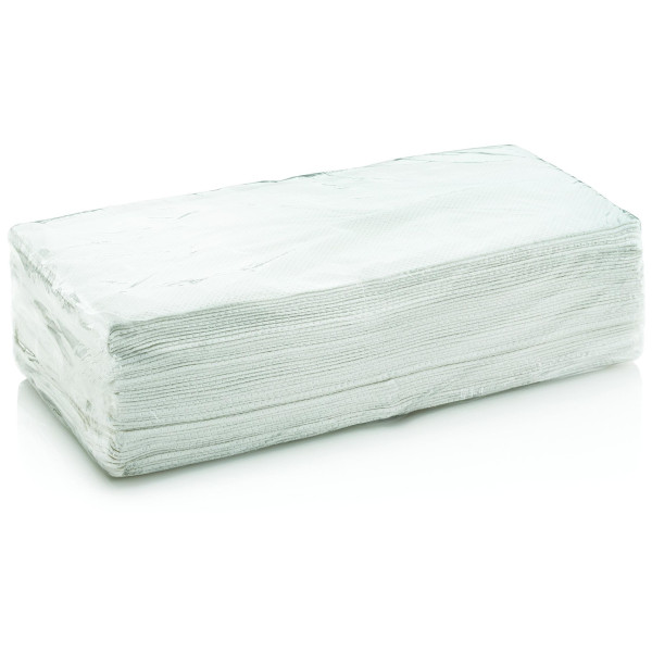 Paquete de 50 toallas desechables para el cabello de 40x80cm.