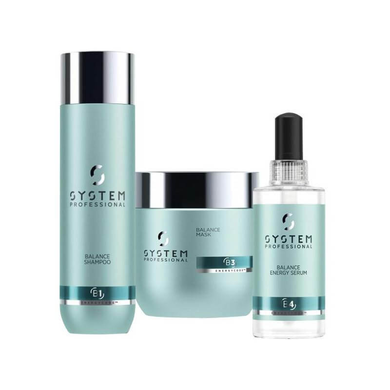 Pack Derma Balance com sérum fortalecedor System Professional