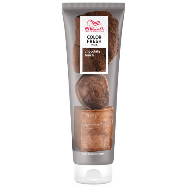 Gekleurde masker Chocolate touch Color Fresh van Wella 150ML. Gekleurde masker Chocolate touch Color Fresh van Wella 150ML.
