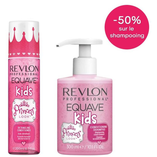 Duo Revlon Equave Kids Princesse Shampooing 300 ml + Spray 200 ml