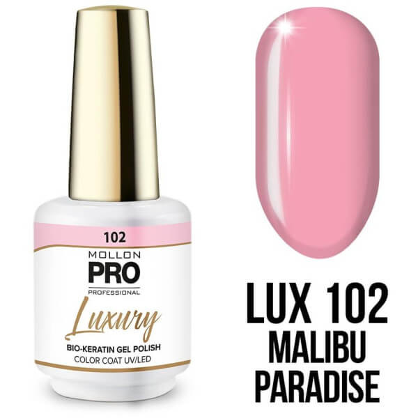 Vernis semi-permanent LUXURY nr. 102 Malibu Paradise Mollon Pro Vernis semi-permanent LUXURY nr. 102 Malibu Paradise Mollon Pro